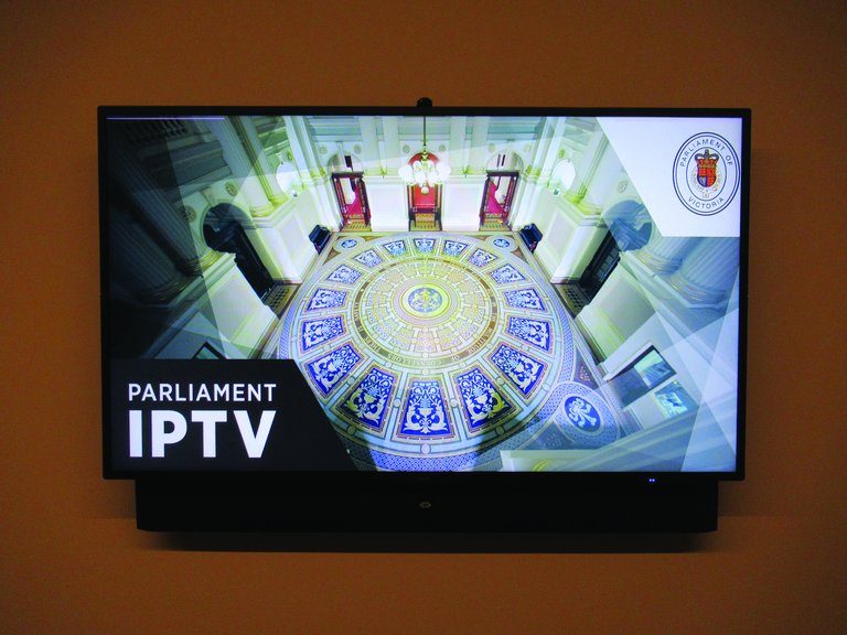 Parliament of Victoria Keeps MPs in the Loop with Exterity Integrated IPTV and Digital Signage Solution
