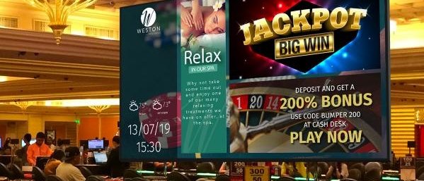 Digital Signage in Casinos