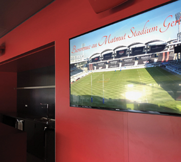 Matmut Stadium de Gerland modernises match day experience with Exterity IP Video and Digital Signage solution